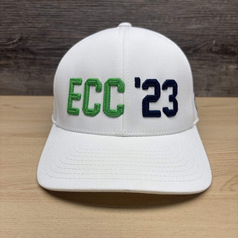 Edina Country Club Hat Cap Snapback White Green G Fore Golf Golfing